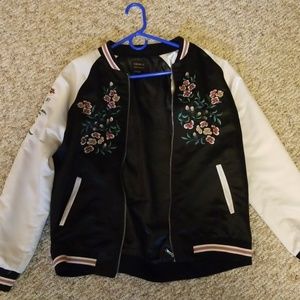 A Forever 21 Bomber jacket, XL